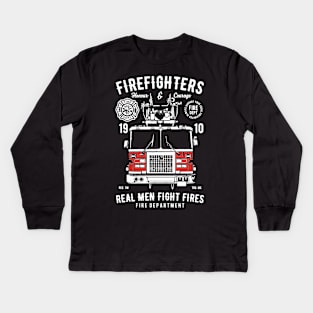 Firefighter Saying Kids Long Sleeve T-Shirt